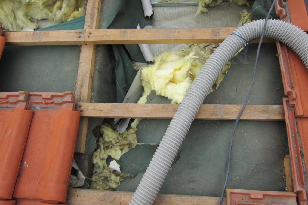 Nekvalitně provedená mezikrokevní izolac